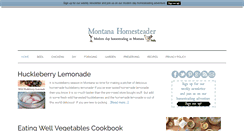 Desktop Screenshot of montanahomesteader.com